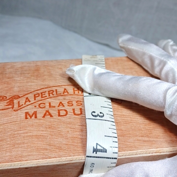 Cigar Wood  Box LA .Perla Habana  Jewelry Vintage - Picture 10 of 11